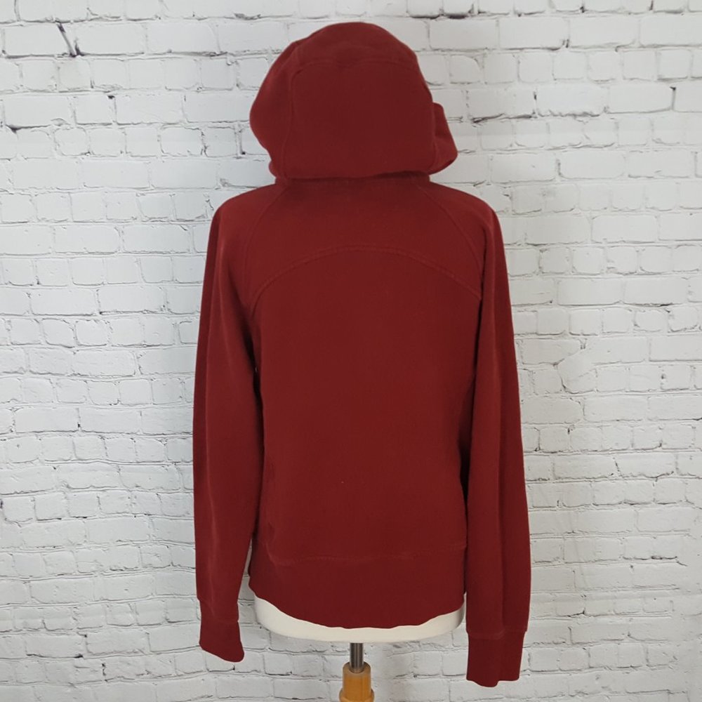 lululemon athletica Women's Hooded Zip Sweatshirt in Deep Red - Picture 9 of 12